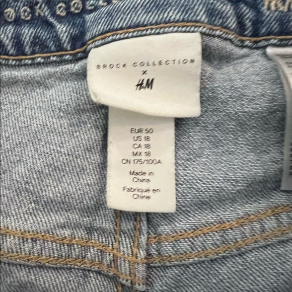 H&M Brock Collection Straight Leg Jeans - Picture 6 of 6